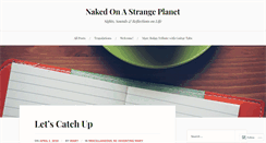 Desktop Screenshot of nakedonastrangeplanet.com